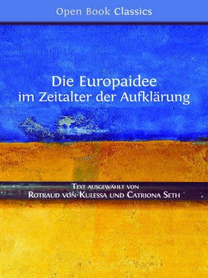 cover image of Die Europaidee im Zeitalter der Aufklärung
